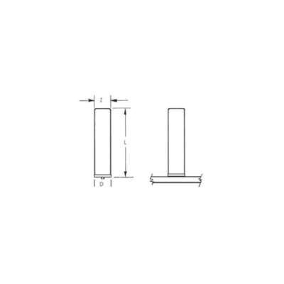 CD No Thread Non Flanged Weld Studs
